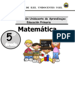 Evaluación de Matemática 5to Grado