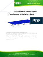 20220610 Installation Guide of SFS-CP-03 Solar Carport H10×N（H=3m)