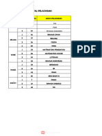 Jadwal Kelas Xi Mipa 5