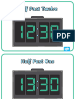 T N 351 Digital Clocks Half Past 24 Hour - Ver - 1