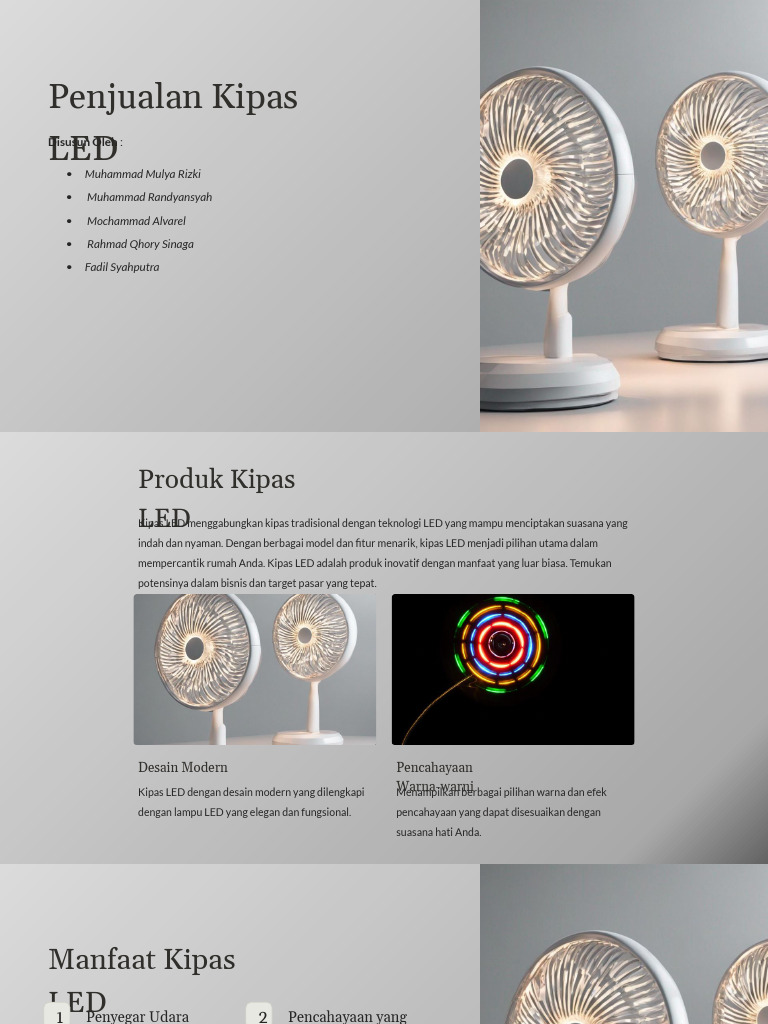 Penjualan Kipas LED | PDF