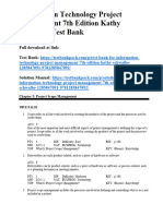 Information Technology Project Management 7th Edition Kathy Schwalbe Test Bank 1