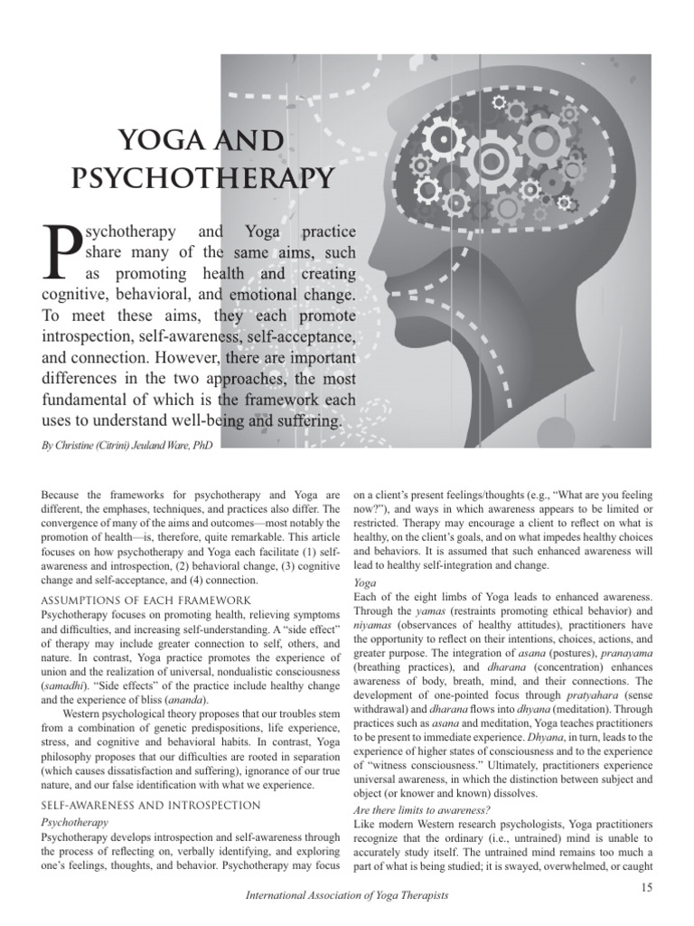 Yoga & Psychotherapy | PDF