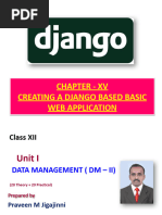 Chapter 15 Creating A DJANGO Based Basic Web Application