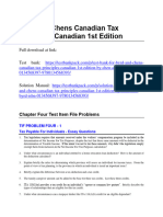 Byrd and Chens Canadian Tax Principles Canadian 1st Edition Byrd Test Bank 1