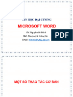 Tinhocvanphong p1 Microsoft Word