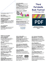 2011 Portobello Book Festival Final Leaflet