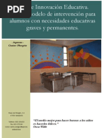 Ejemplo de PROYECTO de Innovación Educativa