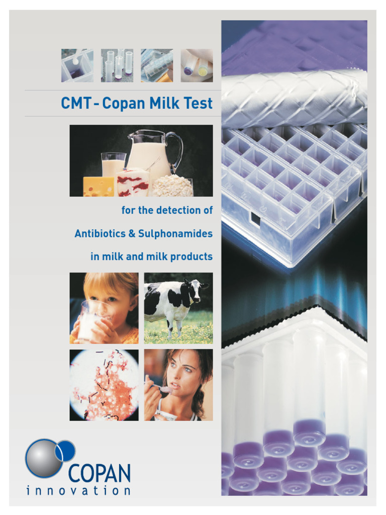 CMT Copan Milk Test PDF Milk Agar