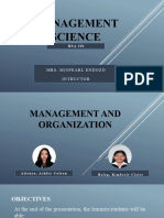 Management Science G1 Ashley Kimberly