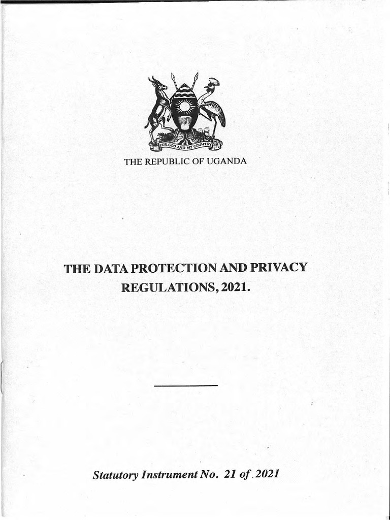 Uganda Data Protection Regulations Small PDF