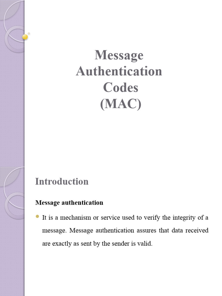 Unit-6 - MAC | PDF