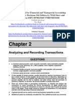 Analyzing and Recording Transactions