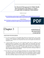 Solution Manual For Financial Management For Public Health and Not For Profit Organizations 4th Edition by Finkler Calabrese Purtell Smith ISBN 0132805669 9780132805667