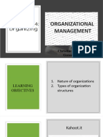 Organization Management-Chapter 4-Organizing Lo1 & Lo2