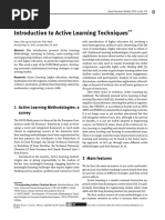 Introduction To Active Learning Techniques