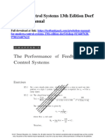 Modern Control Systems 13th Edition Dorf Solutions Manual 1