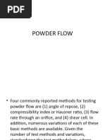 Powder Flow