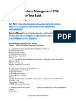 Modern Database Management 12th Edition Hoffer Test Bank 1