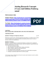 Modern Marketing Research Concepts Methods and Cases 2nd Edition Feinberg Solutions Manual 1