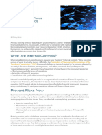 Balance Sheet Reconciliations - Focus On Internal Controls