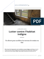 Lutter Contre L'habitat Indigne - Gouvernement - FR 1