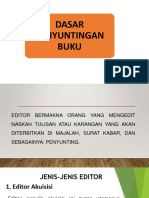 Dasar Penyuntingan Buku