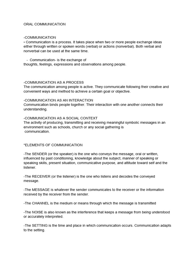 Oral com review pdf