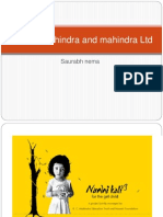 CSR of Mahindra and Mahindra LTD: Saurabh Nema
