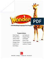 Wonders 1-3 (SB, WB)