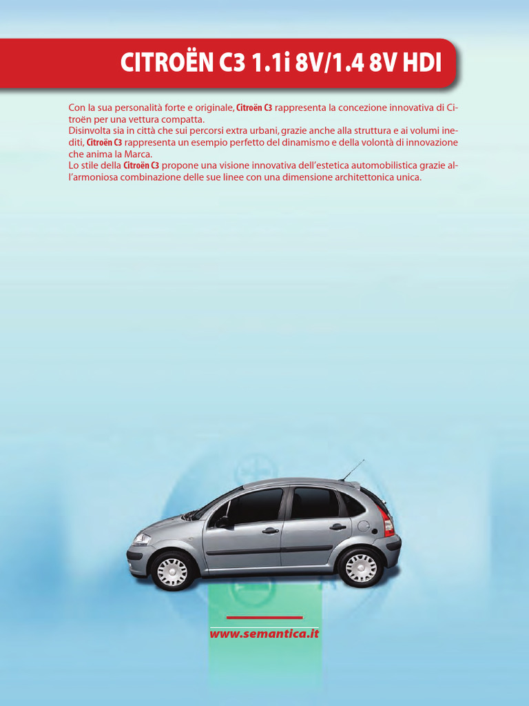 CITROEN C3 Prima Serie | PDF, image size:768x1024