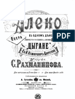 01772720 Rahmaninov - Opera Aleko Aleko 1