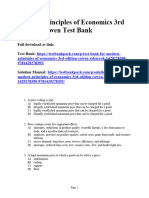 Modern Principles of Economics 3rd Edition Cowen Test Bank 1