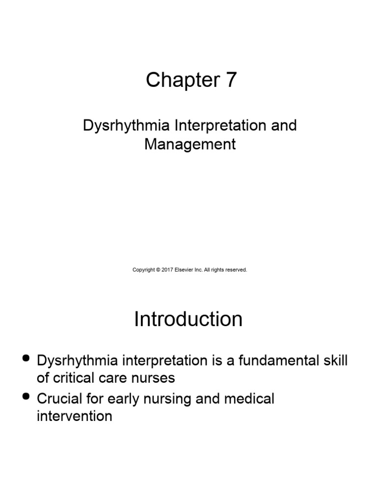 Dysrhythmia Interpretation and Management | PDF