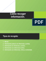 Cómo Se Hace Buscar Información