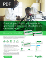 Homaya Pro 4 KW and 6 KW Flyer