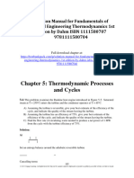 Solution Manual For Fundamentals of Chemical Engineering Thermodynamics 1st Edition by Dahm ISBN 1111580707 9781111580704