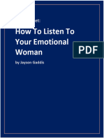 How To Listen To Your Emotional Woman