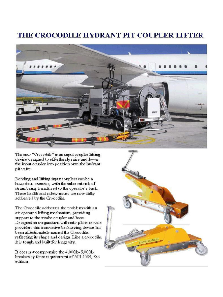 Cocodrile Hydrant Coupler Lifter | PDF