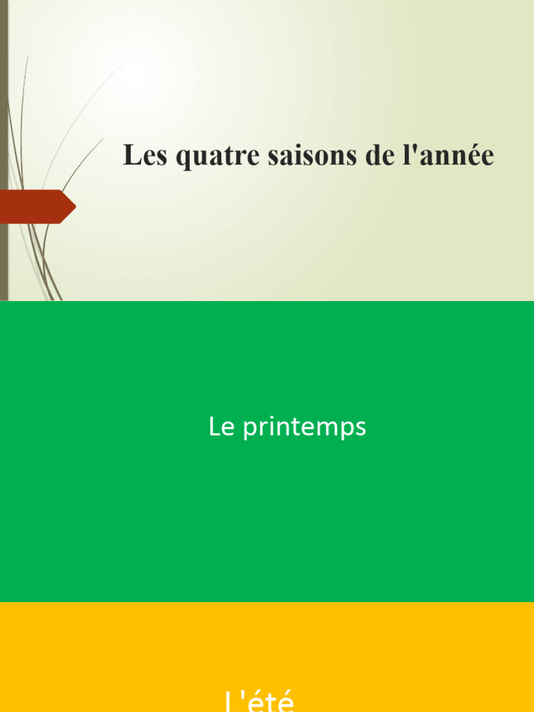 Les Quatre Saisons de L