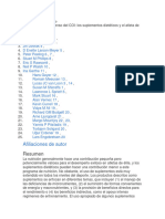 Declaracion Del Concenso Del Comite Olimpico Internacional