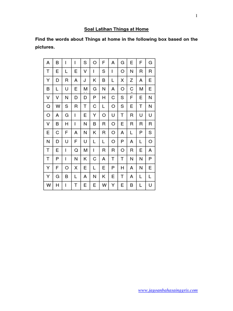 exercise-things-at-home-pdf