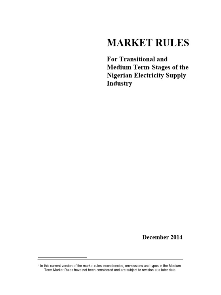 Market Rules PDF