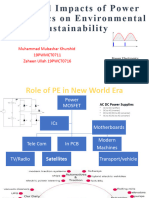 8th Semester Role of Power Electronics and Impacts of Power