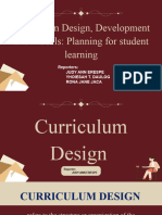Judy Ann E. Curriculum Design