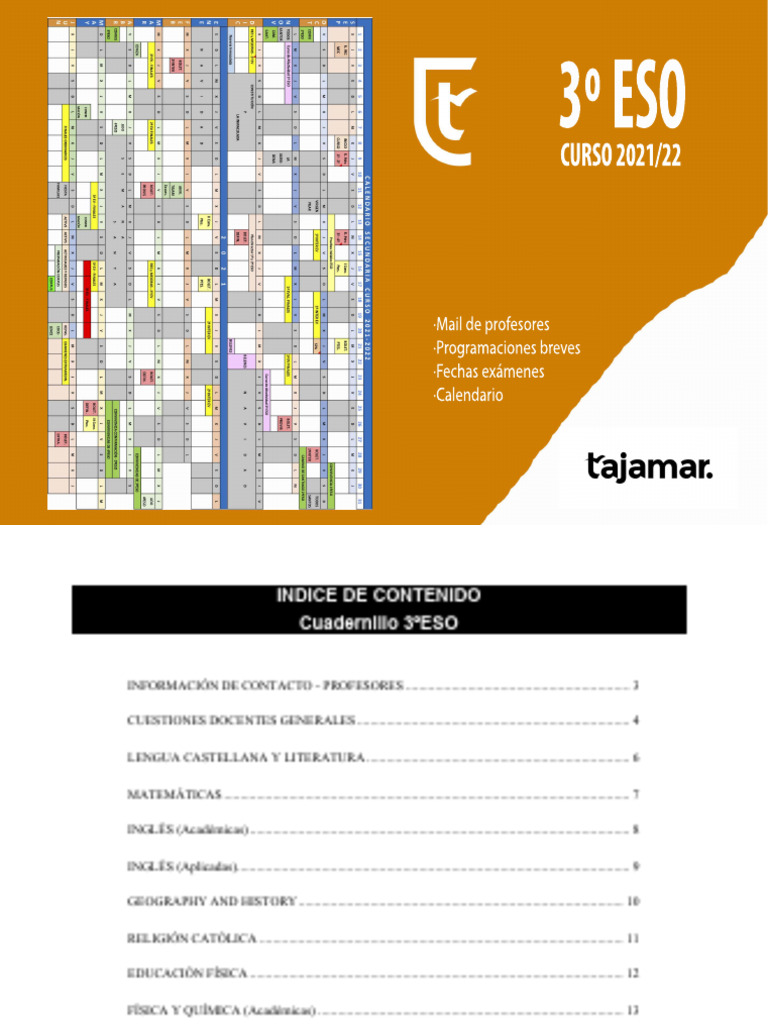 Httpswww tajamar eswp contentuploads202110cuaderno familias 3 eso