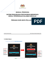 Manual Peranan Guru Mata Pelajaran