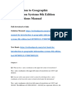 Introduction To Geographic Information Systems 8th Edition Karl Solutions Manual 1