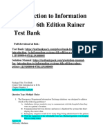 Introduction To Information Systems 6th Edition Rainer Test Bank 1