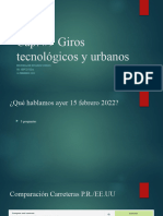 Giros Tecnologicos y Urbanos